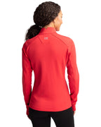 Cutter & Buck® Traverse Stretch Eco Quarter Zip Womens Pullover