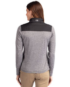 Cutter & Buck® Stealth Hybrid Quilted Womens Full Zip Windbreaker Jacket