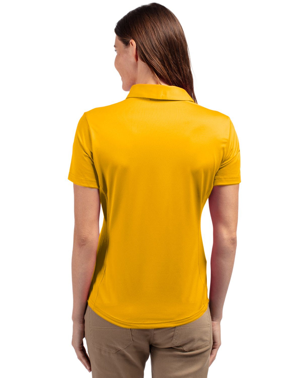 Cutter & Buck® Prospect Eco Textured Stretch Recycled Womens Short Sleeve Polo