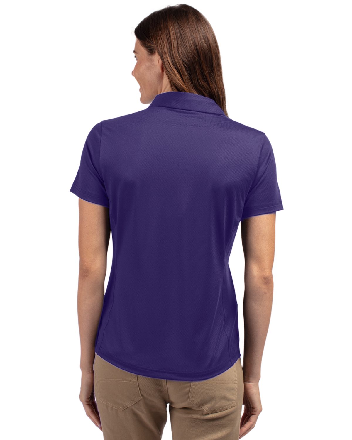 Cutter & Buck® Prospect Eco Textured Stretch Recycled Womens Short Sleeve Polo