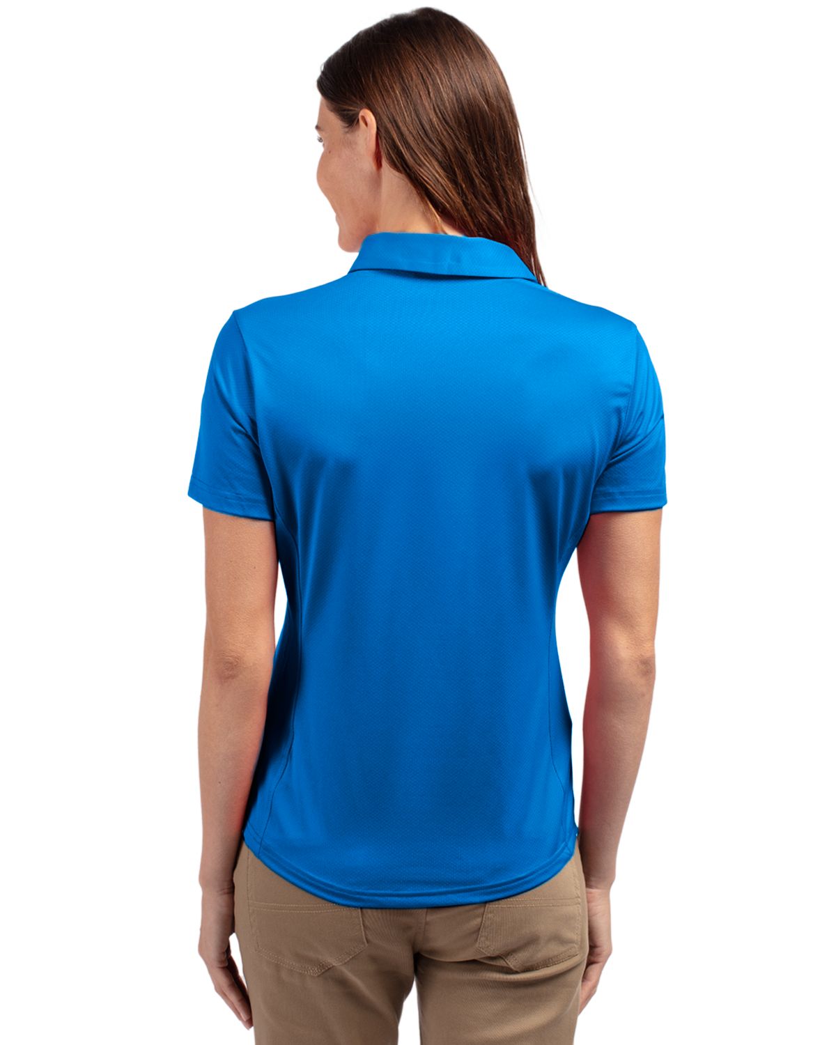 Cutter & Buck® Prospect Eco Textured Stretch Recycled Womens Short Sleeve Polo