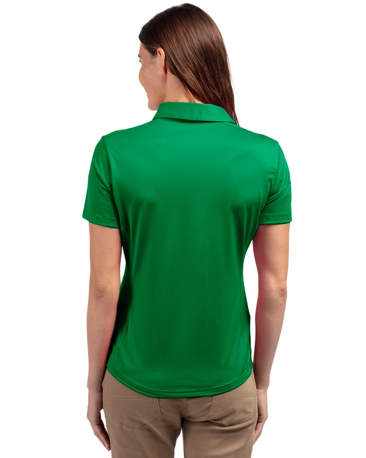Cutter & Buck® Prospect Eco Textured Stretch Recycled Womens Short Sleeve Polo