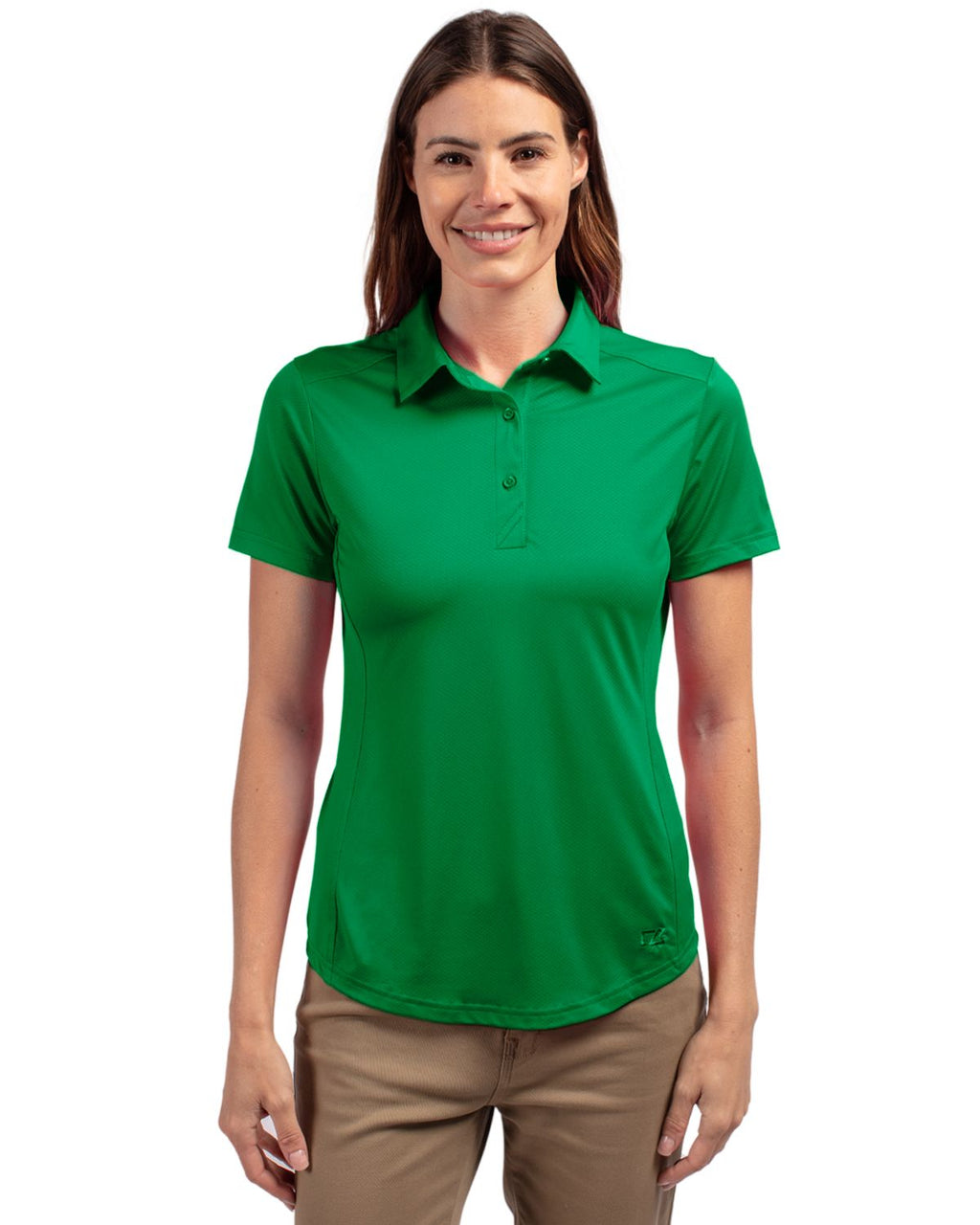 Cutter & Buck® Prospect Eco Textured Stretch Recycled Womens Short Sleeve Polo