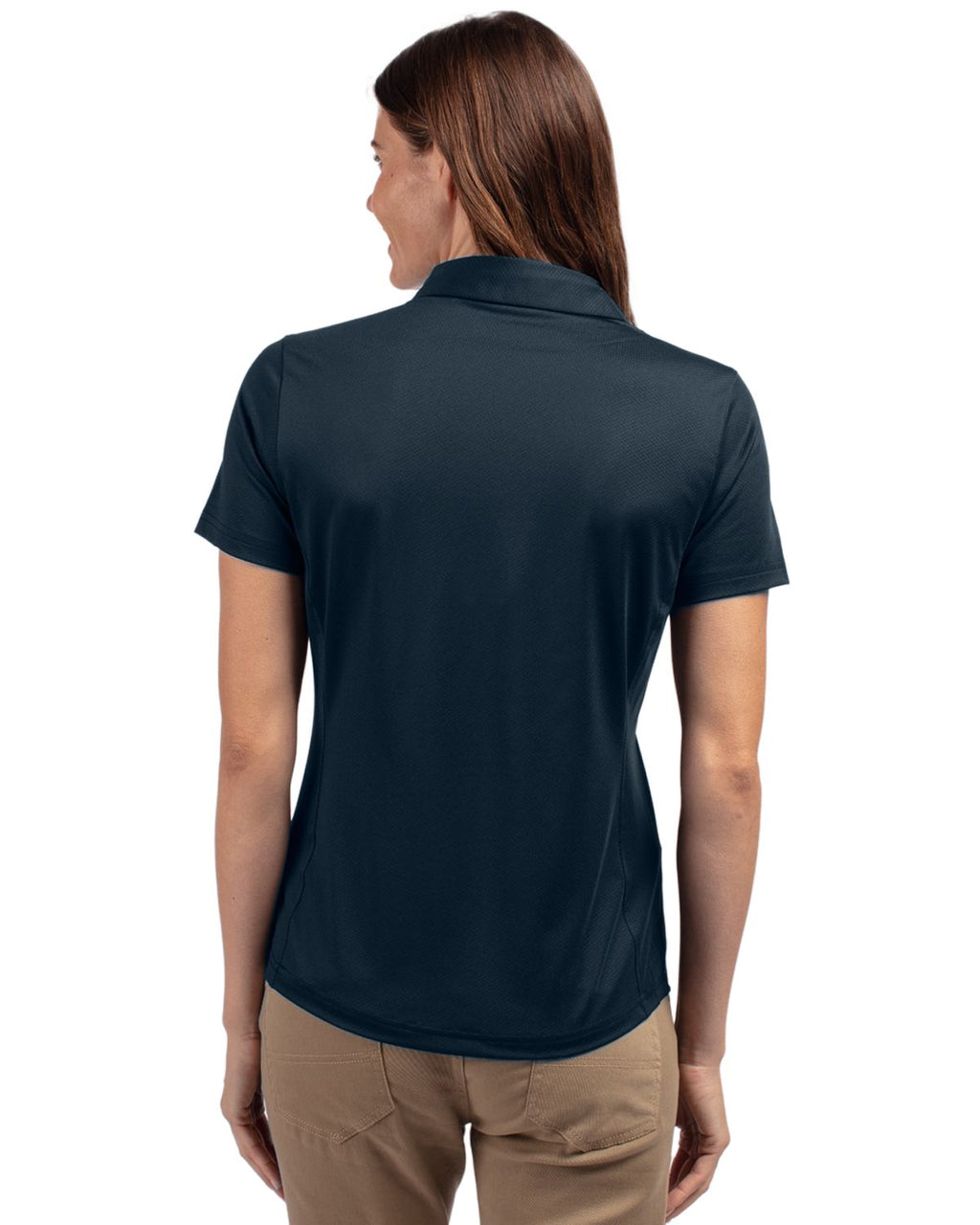 Cutter & Buck® Prospect Eco Textured Stretch Recycled Womens Short Sleeve Polo