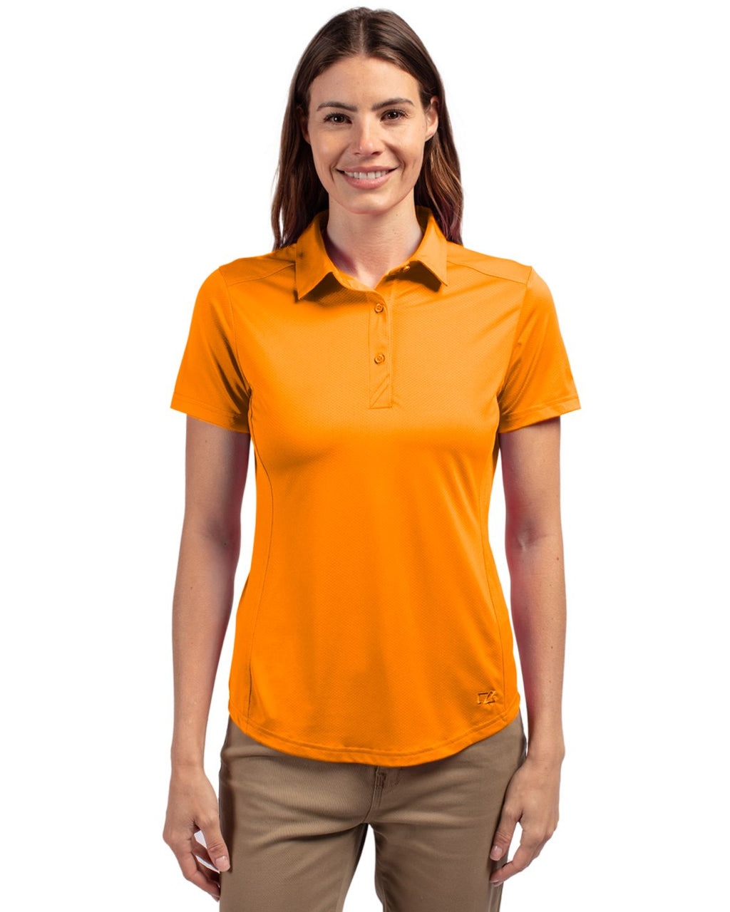 Cutter & Buck® Prospect Eco Textured Stretch Recycled Womens Short Sleeve Polo