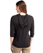 Cutter & Buck® Virtue Eco Pique Recycled Half Zip Pullover Womens Hoodie