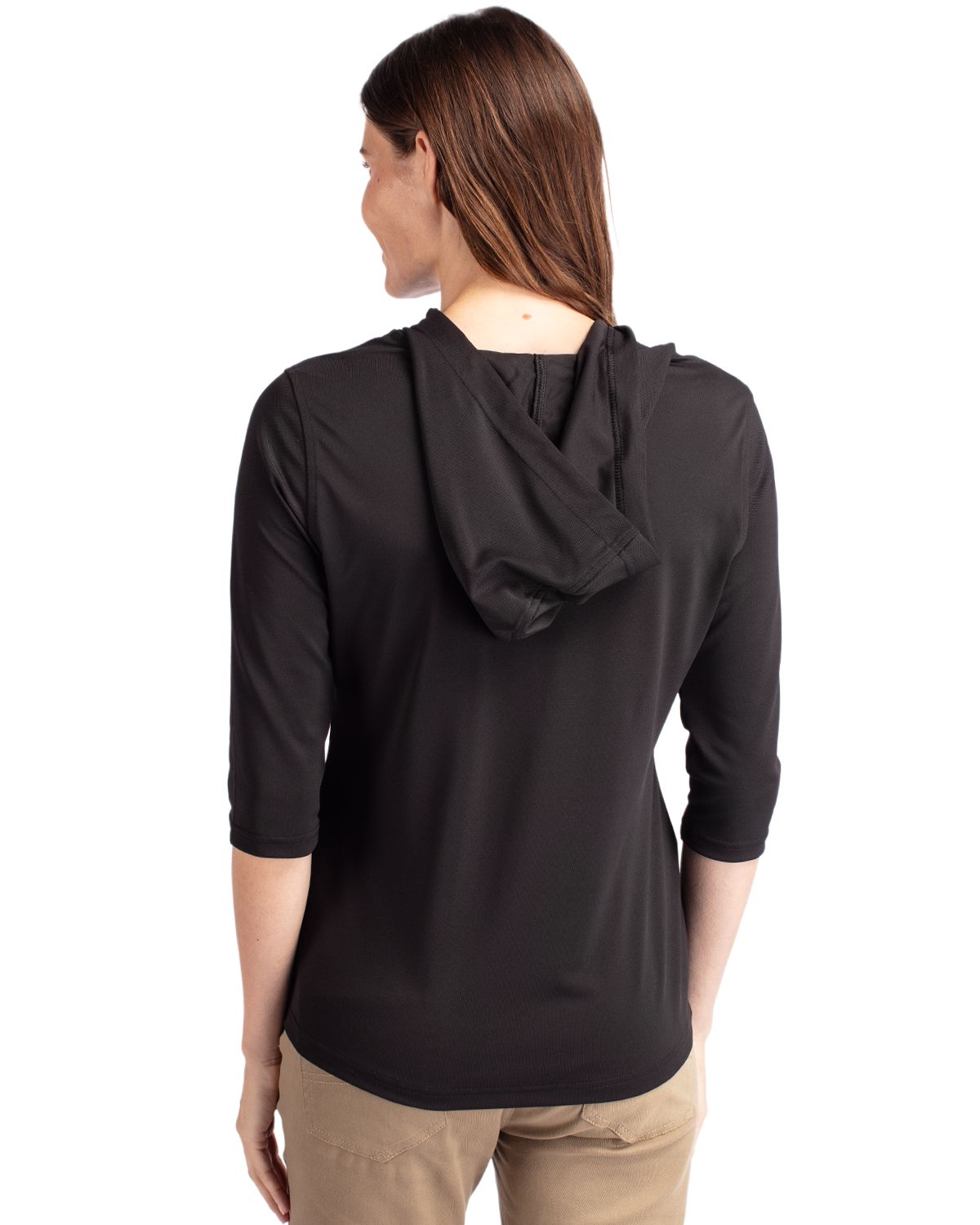 Cutter & Buck® Virtue Eco Pique Recycled Half Zip Pullover Womens Hoodie