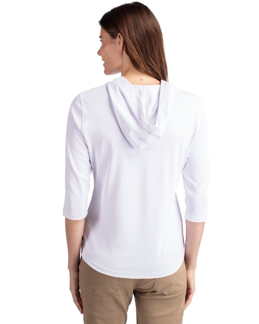 Cutter & Buck® Virtue Eco Pique Recycled Half Zip Pullover Womens Hoodie