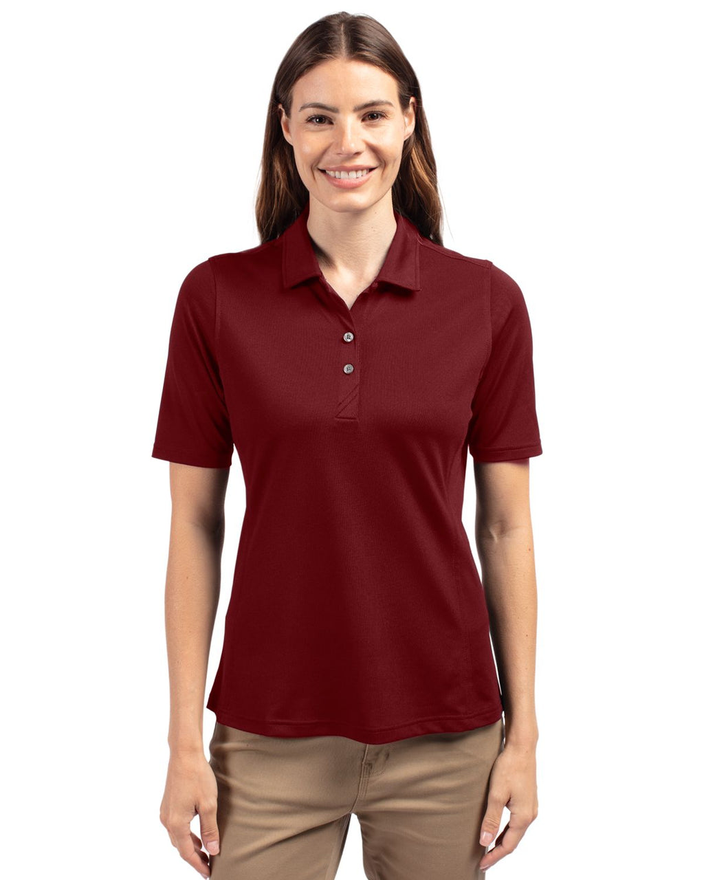 Cutter & Buck® Virtue Eco Pique Recycled Womens Polo
