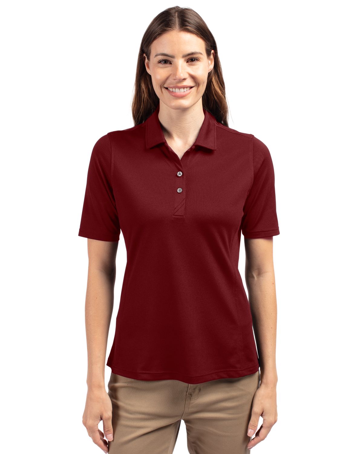 Cutter & Buck® Virtue Eco Pique Recycled Womens Polo