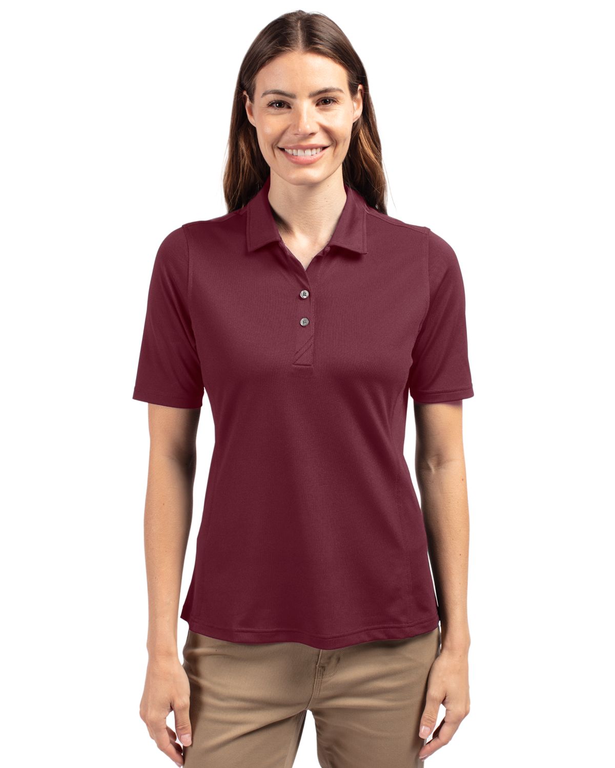 Cutter & Buck® Virtue Eco Pique Recycled Womens Polo
