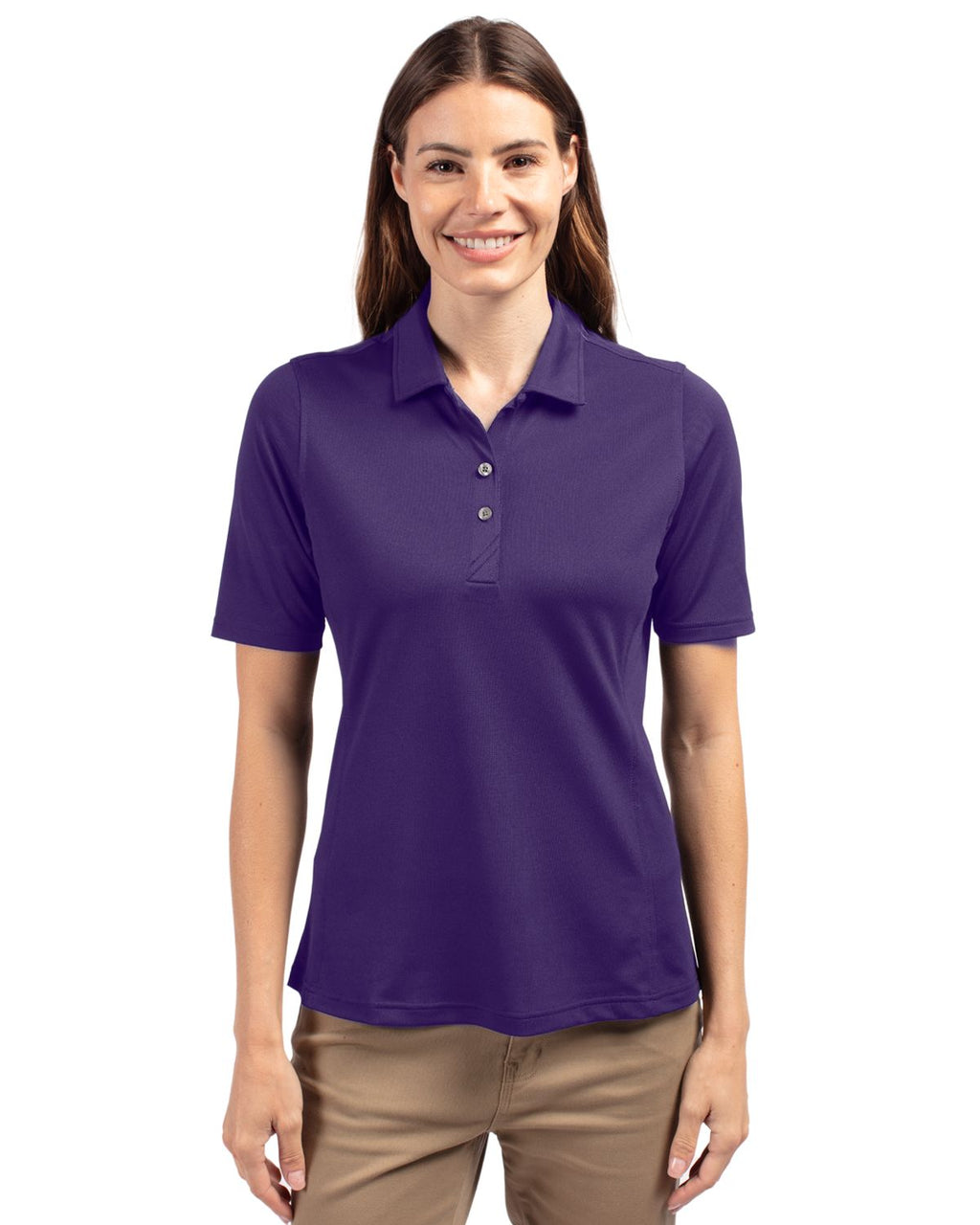 Cutter & Buck® Virtue Eco Pique Recycled Womens Polo