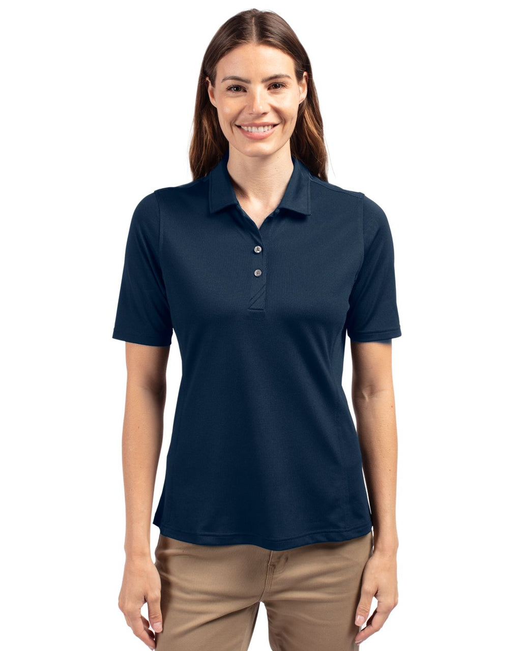 Cutter & Buck® Virtue Eco Pique Recycled Womens Polo