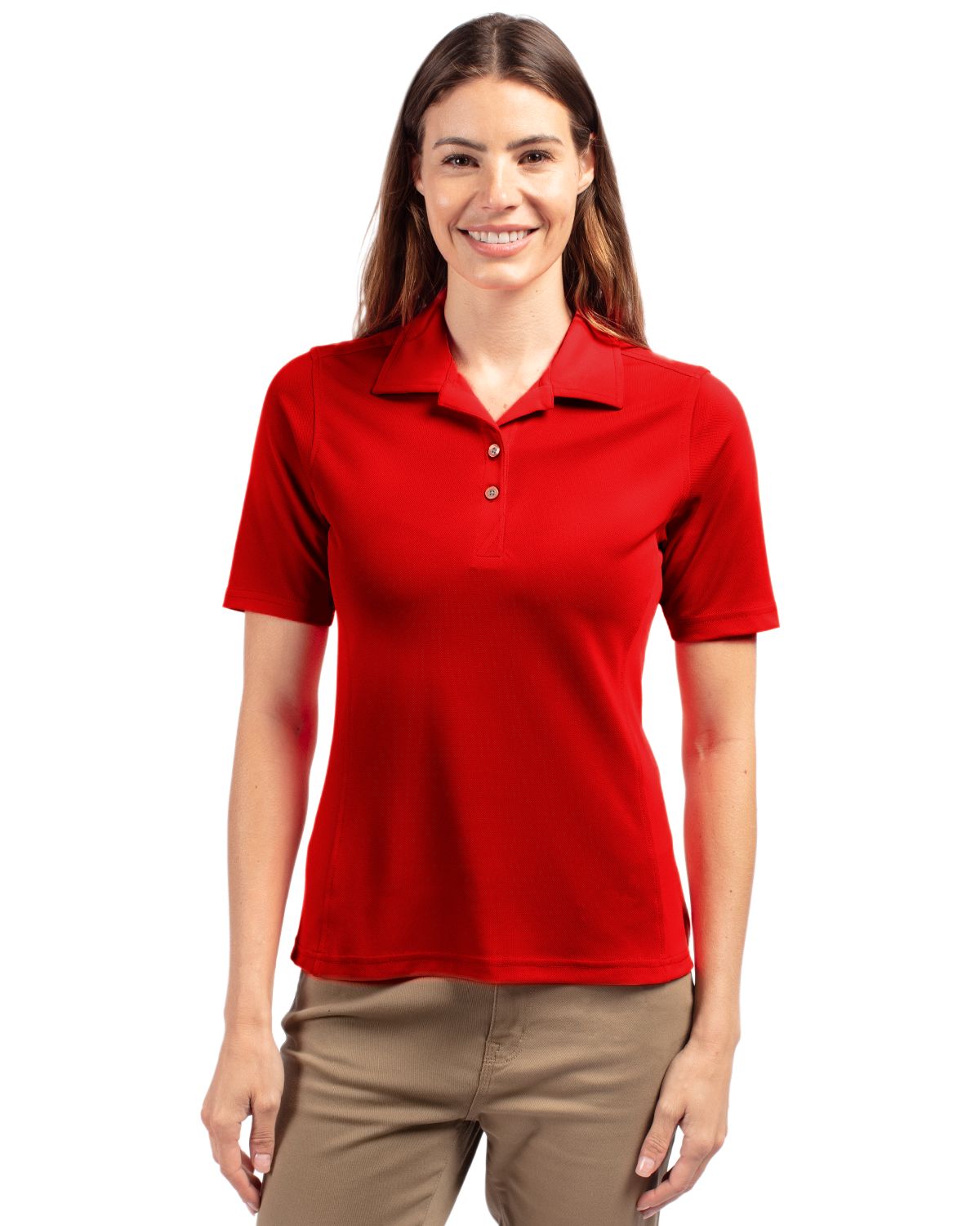 Cutter & Buck® Virtue Eco Pique Recycled Womens Polo