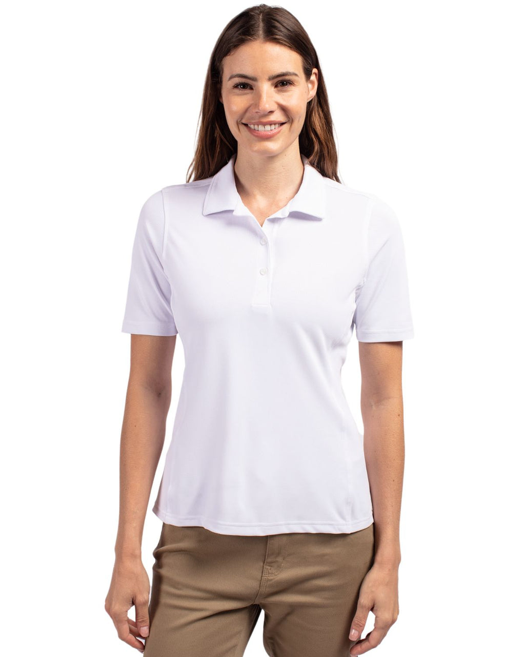 Cutter & Buck® Virtue Eco Pique Recycled Womens Polo