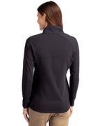 Cutter & Buck® Adapt Eco Knit Stretch Recycled Womens Half Zip Pullover