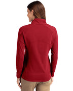 Cutter & Buck® Adapt Eco Knit Stretch Recycled Womens Half Zip Pullover