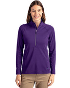 Cutter & Buck® Adapt Eco Knit Stretch Recycled Womens Half Zip Pullover