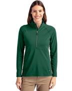 Cutter & Buck® Adapt Eco Knit Stretch Recycled Womens Half Zip Pullover