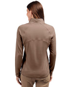Cutter & Buck® Adapt Eco Knit Stretch Recycled Womens Half Zip Pullover