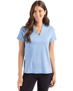 Cutter & Buck® Forge Eco Heathered Stretch Womens Blade Top