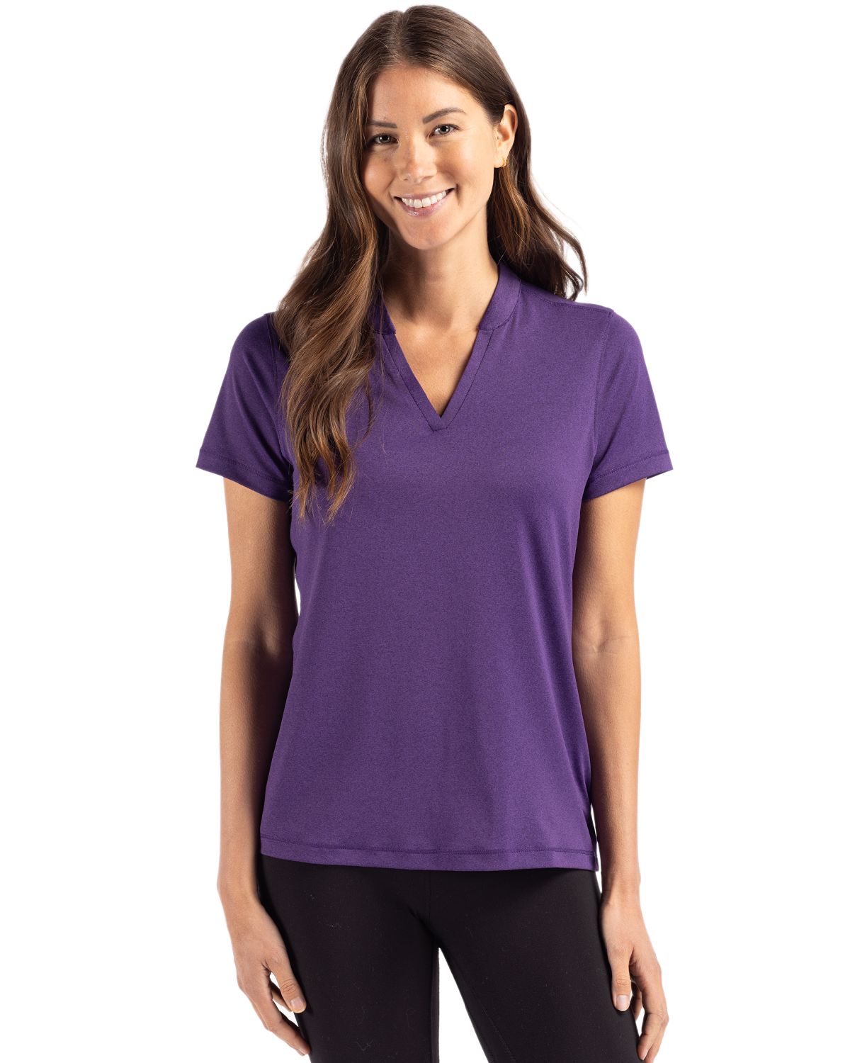 Cutter & Buck® Forge Eco Heathered Stretch Womens Blade Top