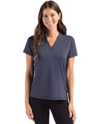 Cutter & Buck® Forge Eco Heathered Stretch Womens Blade Top