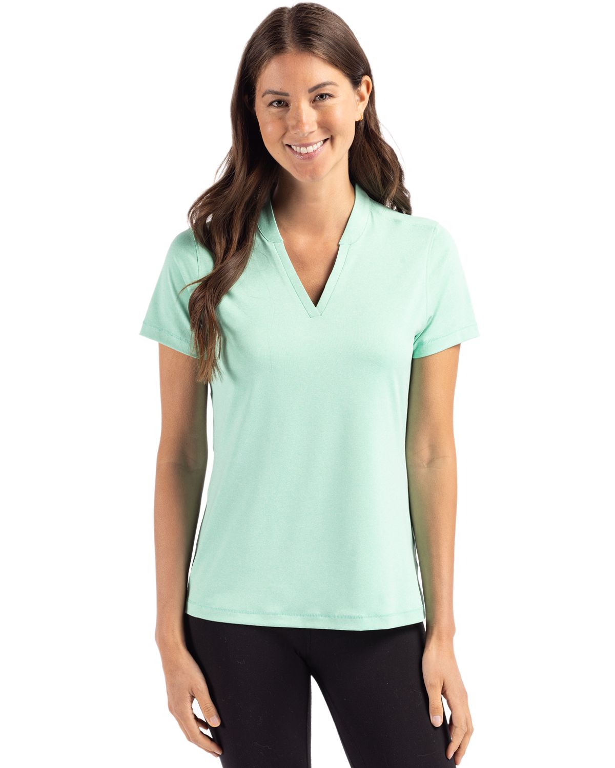 Cutter & Buck® Forge Eco Heathered Stretch Womens Blade Top