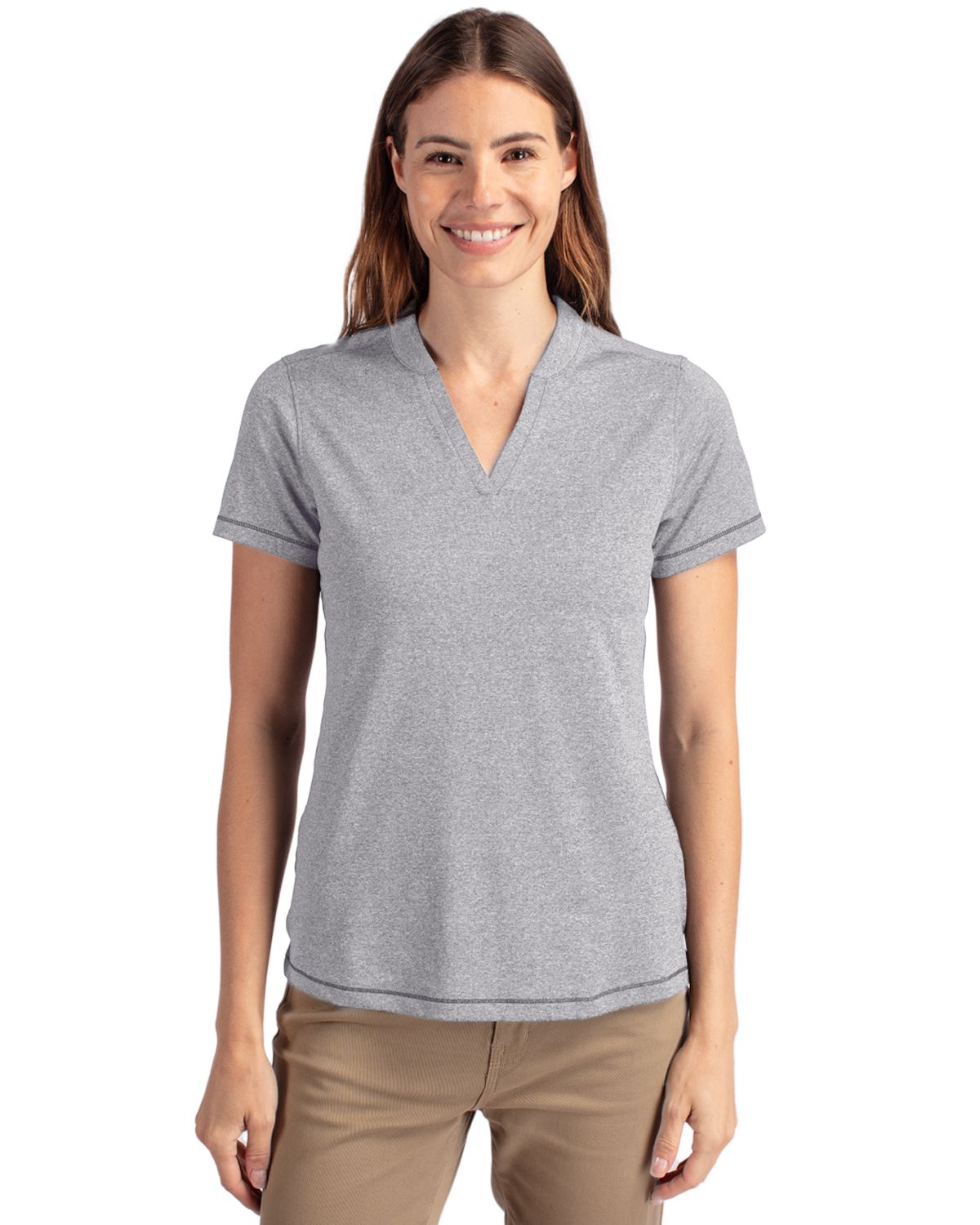 Cutter & Buck® Forge Eco Heathered Stretch Womens Blade Top