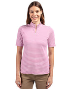 Cutter & Buck® Virtue Eco Pique Stripe Recycled Womens Top