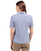 Cutter & Buck® Virtue Eco Pique Stripe Recycled Womens Top
