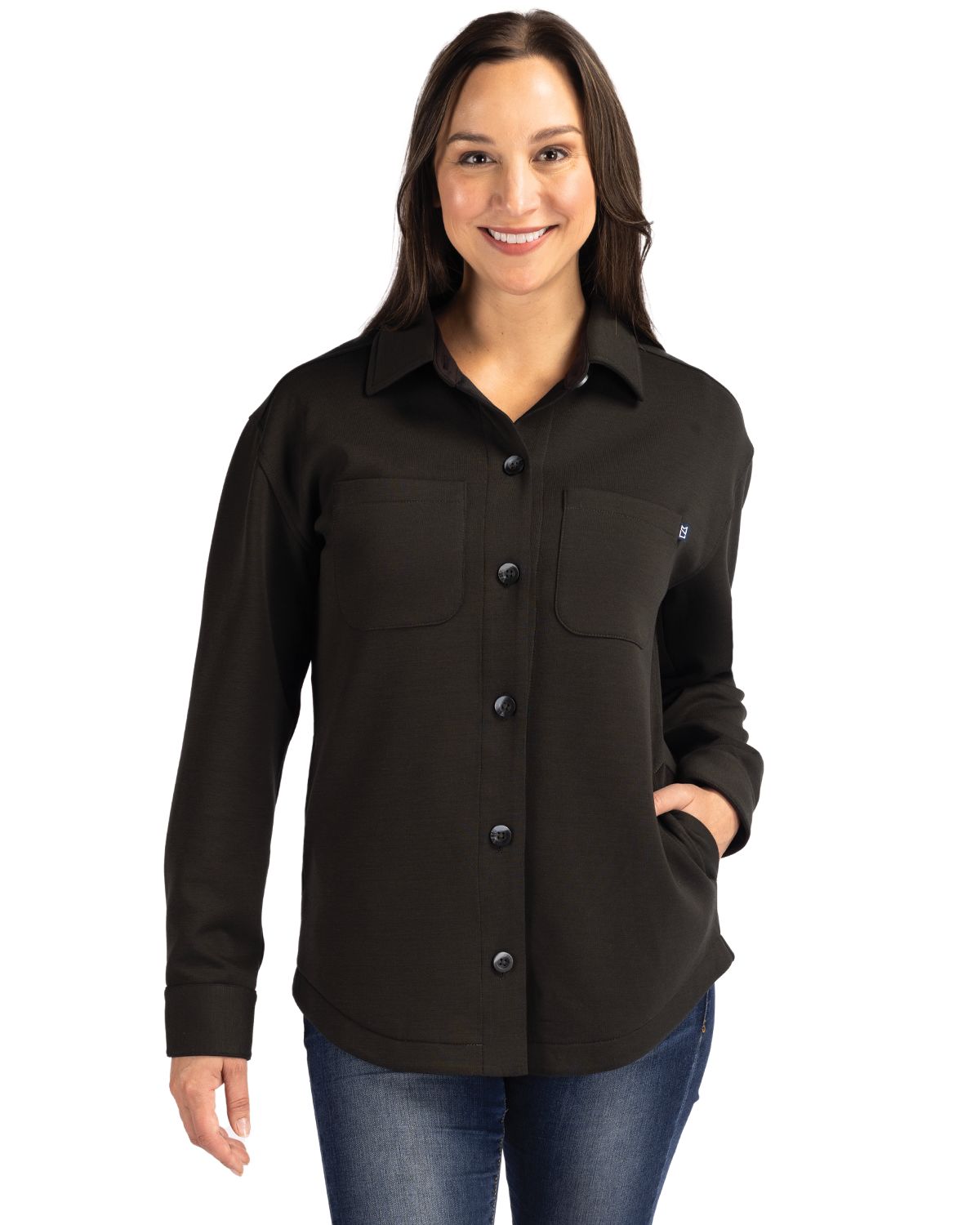 Cutter & Buck® Roam Eco Recycled Womens Shirt Jacket