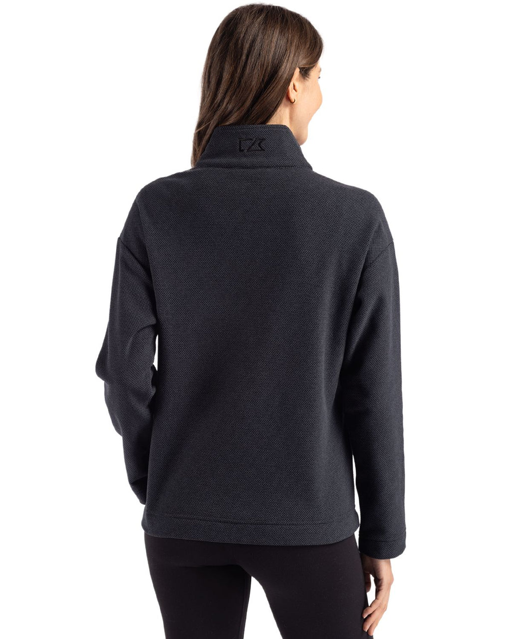 Cutter & Buck® Hunts Point Eco Textured Fleece Recycled Womens Snap Pullover
