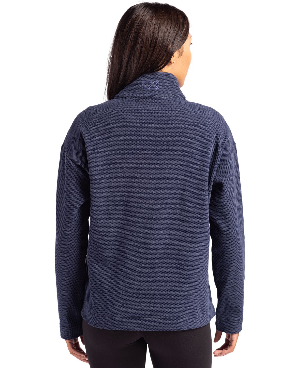 Cutter & Buck® Hunts Point Eco Textured Fleece Recycled Womens Snap Pullover