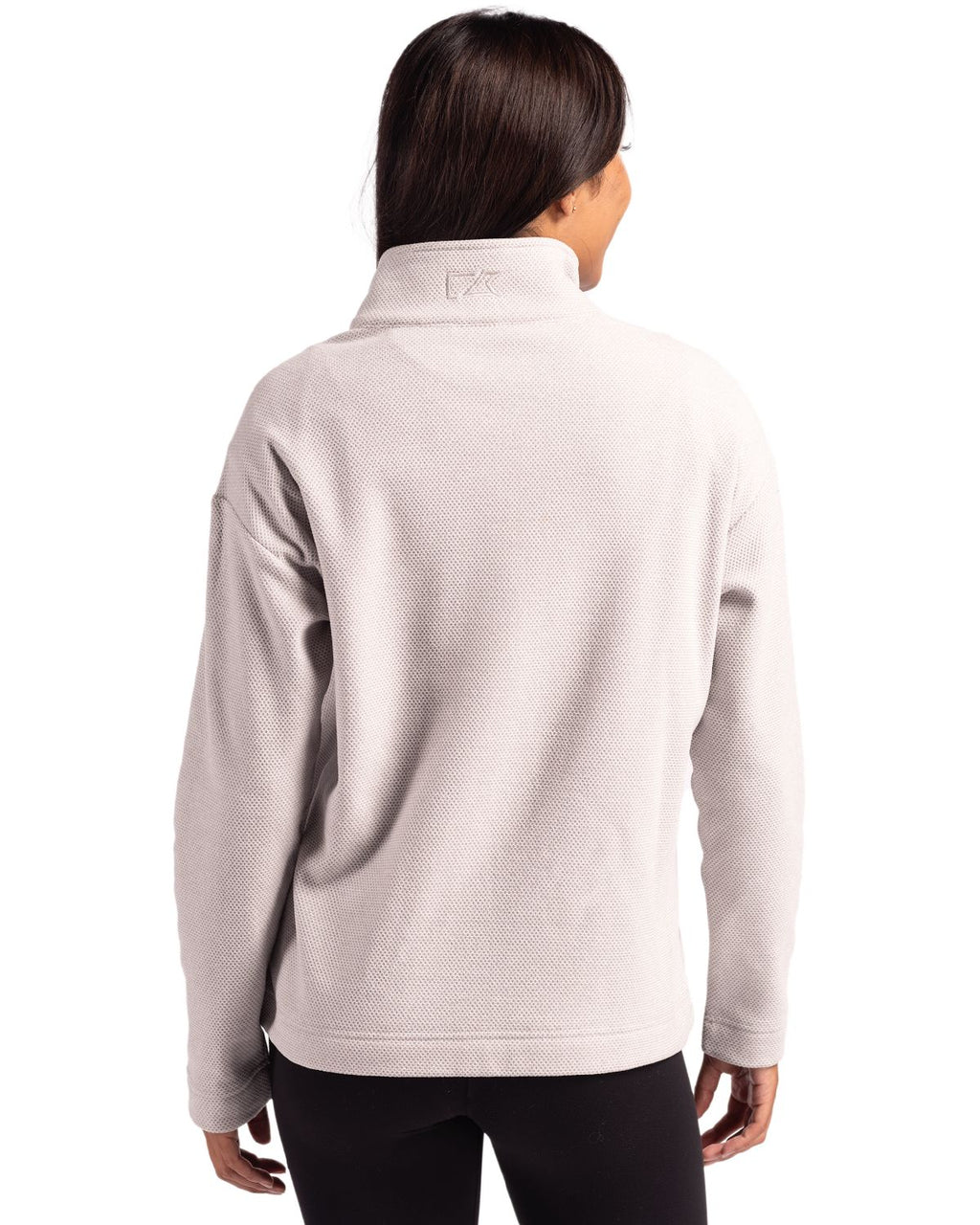 Cutter & Buck® Hunts Point Eco Textured Fleece Recycled Womens Snap Pullover