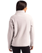 Cutter & Buck® Hunts Point Eco Textured Fleece Recycled Womens Snap Pullover