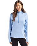 Cutter & Buck® Peshastin Fleece Recycled Womens Half Zip Pullover