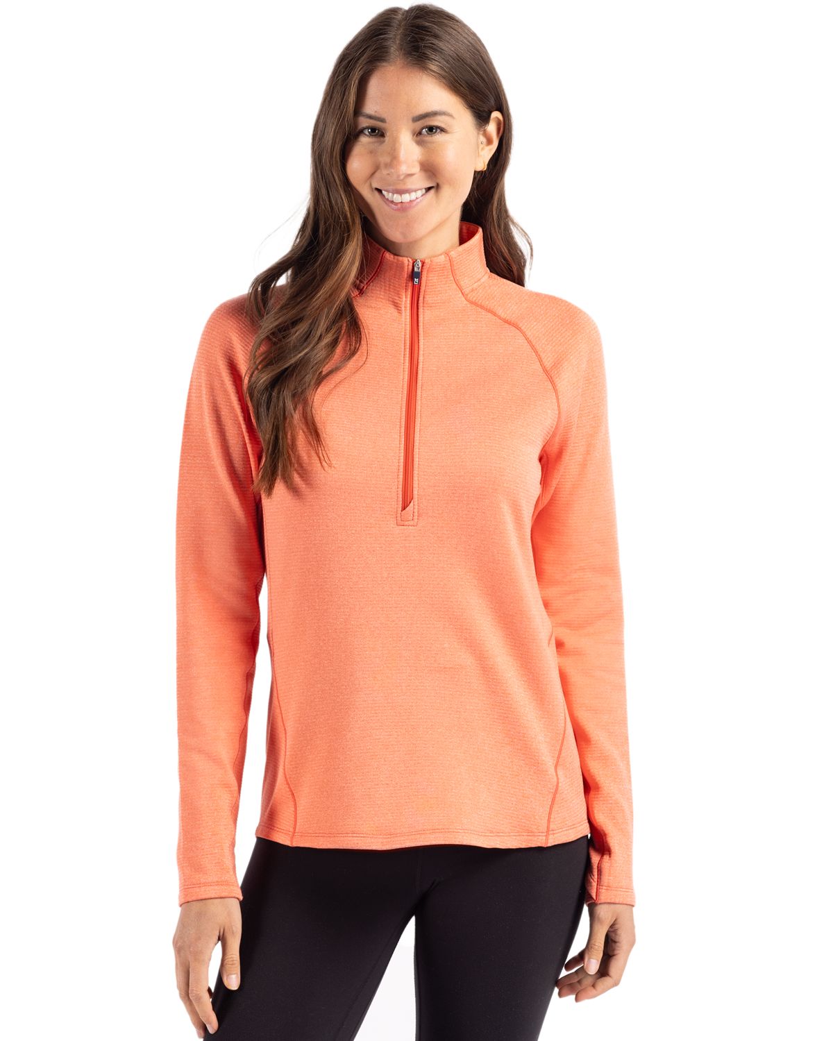 Cutter & Buck® Peshastin Fleece Recycled Womens Half Zip Pullover
