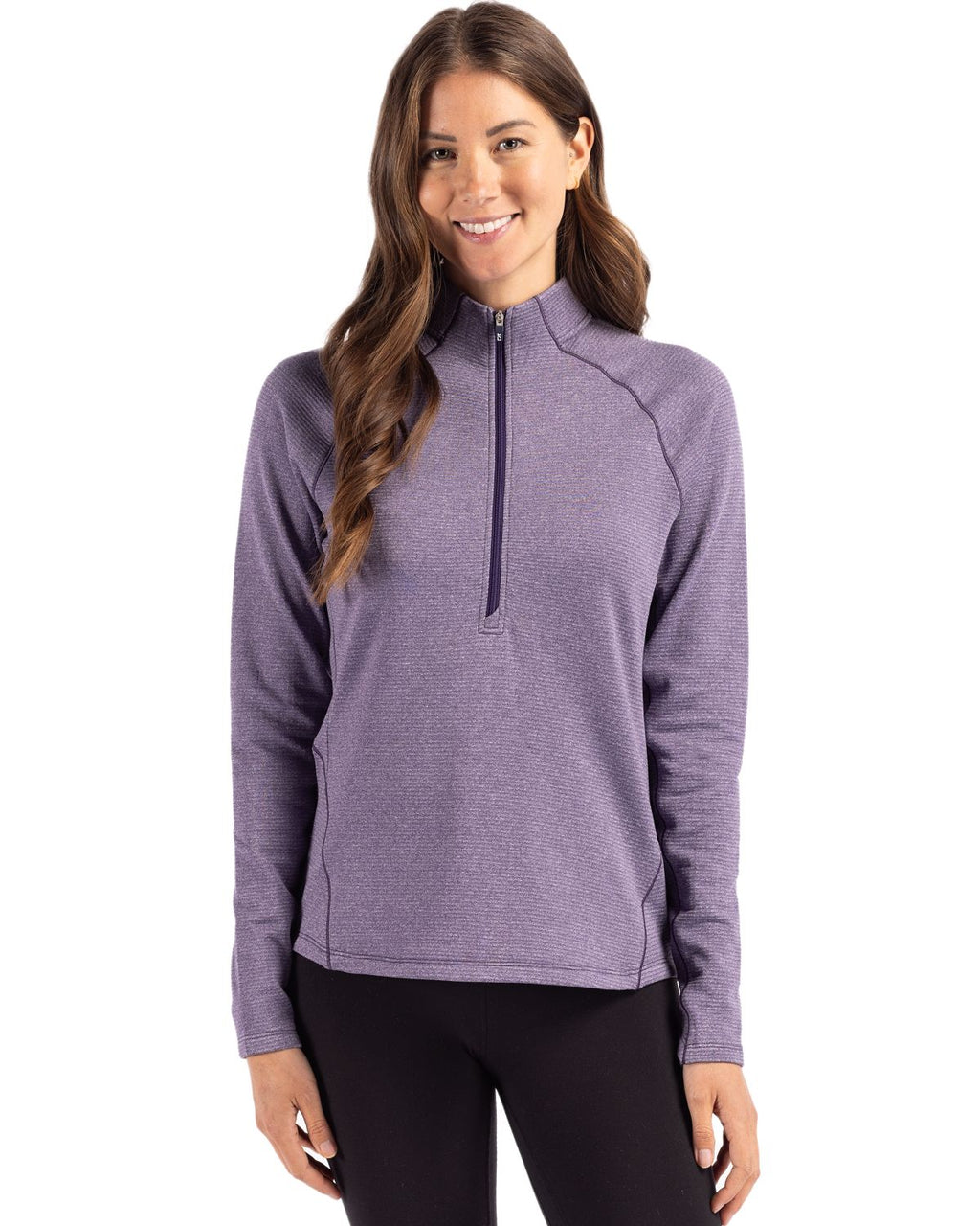Cutter & Buck® Peshastin Fleece Recycled Womens Half Zip Pullover