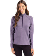 Cutter & Buck® Peshastin Fleece Recycled Womens Half Zip Pullover
