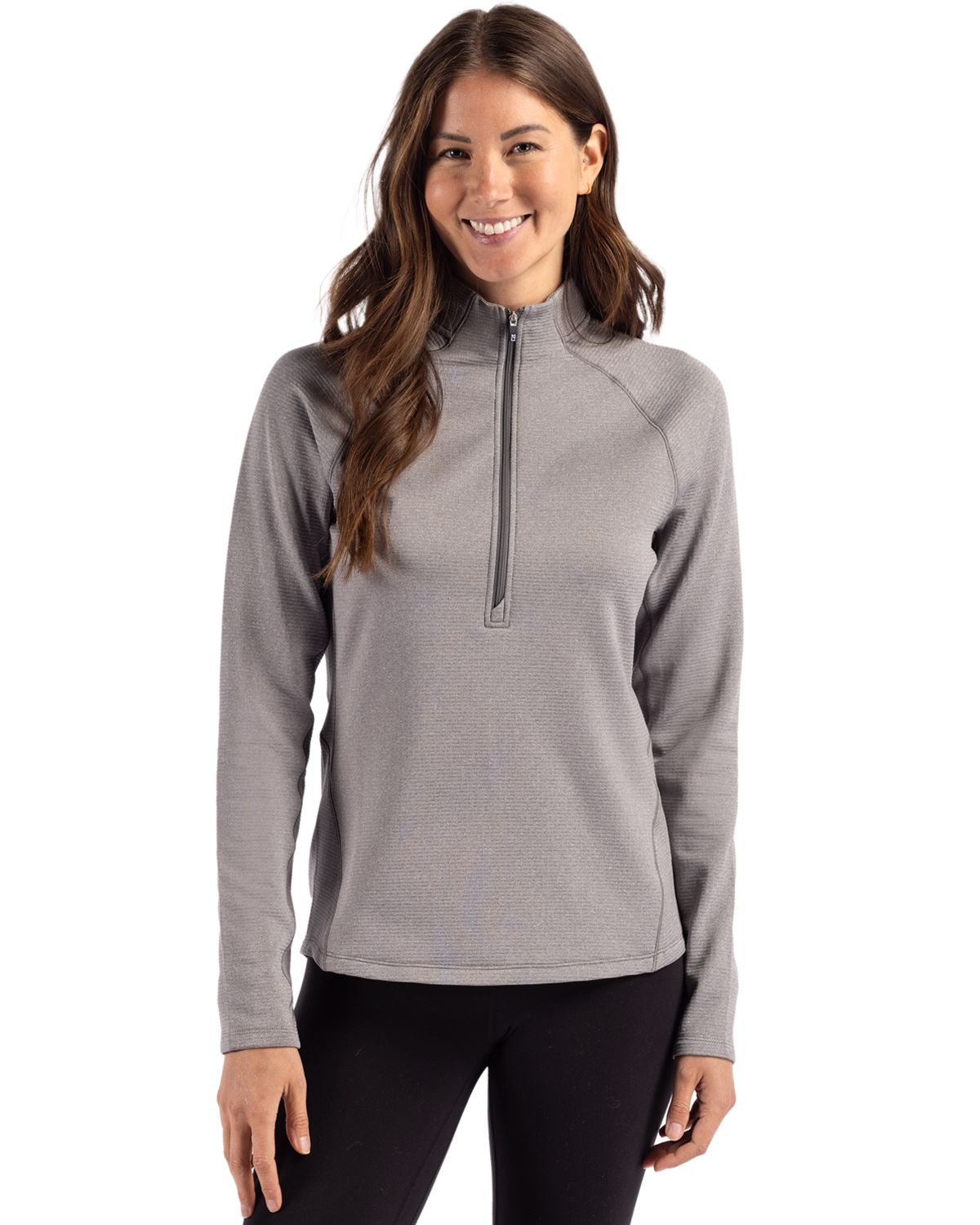 Cutter & Buck® Peshastin Fleece Recycled Womens Half Zip Pullover