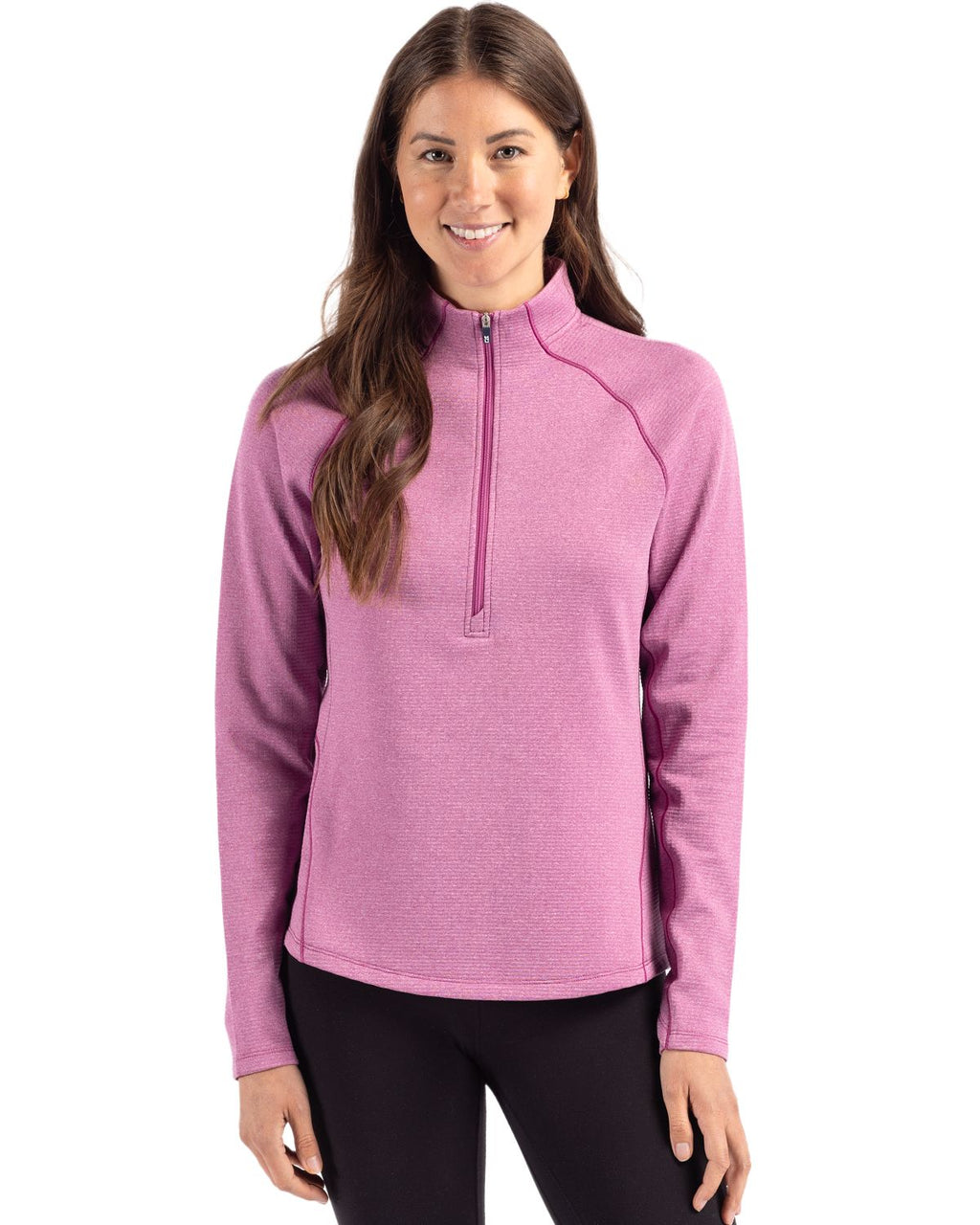 Cutter & Buck® Peshastin Fleece Recycled Womens Half Zip Pullover