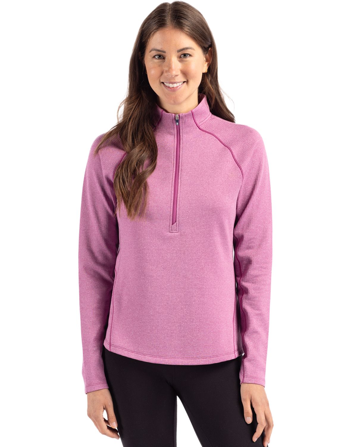 Cutter & Buck® Peshastin Fleece Recycled Womens Half Zip Pullover