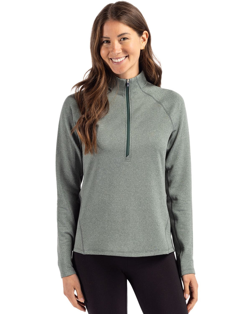 Cutter & Buck® Peshastin Fleece Recycled Womens Half Zip Pullover