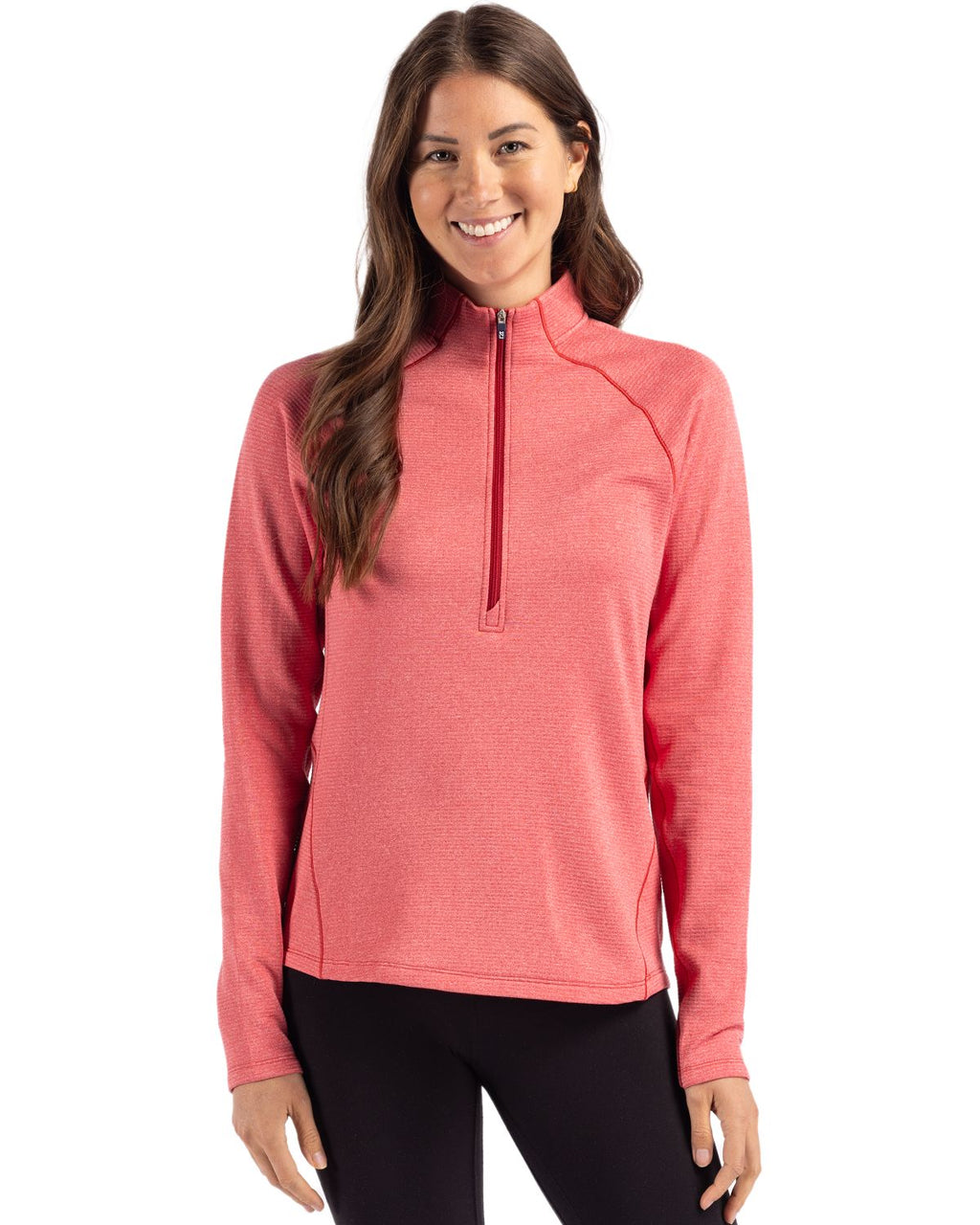 Cutter & Buck® Peshastin Fleece Recycled Womens Half Zip Pullover