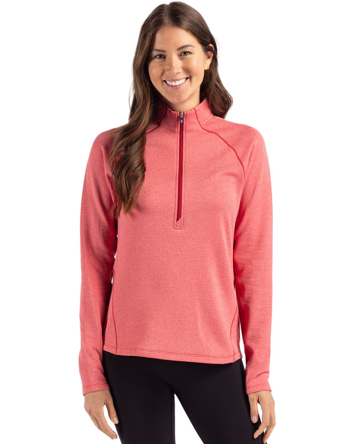 Cutter & Buck® Peshastin Fleece Recycled Womens Half Zip Pullover