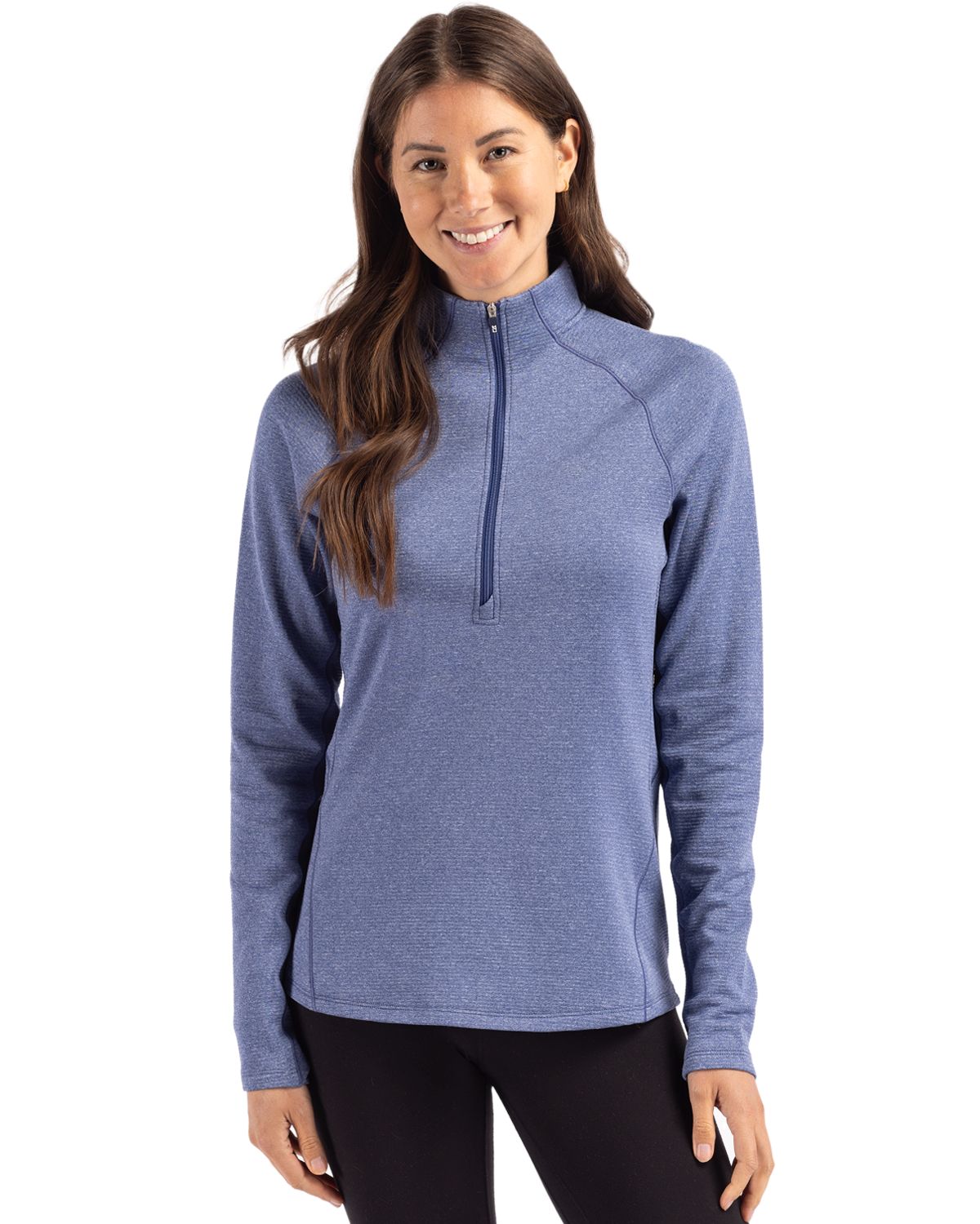 Cutter & Buck® Peshastin Fleece Recycled Womens Half Zip Pullover