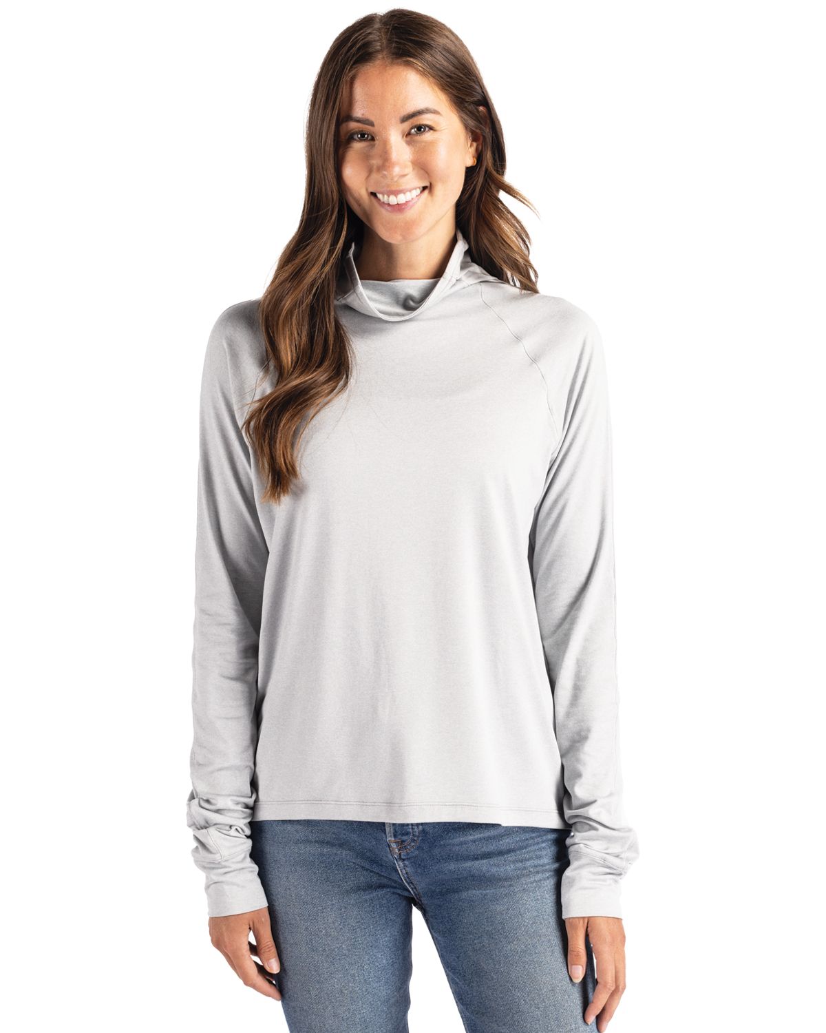 Cutter & Buck® Coastline Epic Comfort Recycled Womens Funnel Neck