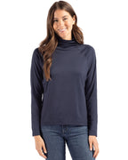 Cutter & Buck® Coastline Epic Comfort Recycled Womens Funnel Neck