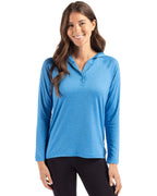 Cutter & Buck® Coastline Epic Comfort Recycled Womens Hooded Shirt